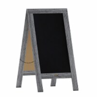 Graywash A-Frame Chalkboard