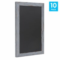 11 x 17 Rustic Gray Wall Mount Magnetic Chalkboard Sign, Hanging Wall Chalkboard