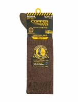 Copper Fit  Mens WorkGear Socks - Brown Perspective: Main