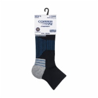 Copper Fit® Energy™ Quater Crew Socks Perspective: Main