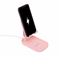 Deluxe Foldable Cell Phone Charger Stand & iPad Holder - Pink
