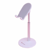 Multi-Angle Extendable Desk Cell Phone Holder & iPad Stand - White