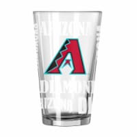 Arizona Diamondbacks™ Pint Glass Perspective: Main