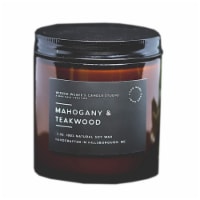 Mahogany Teakwood 8 oz Soy Wax Candle