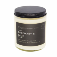 Rosemary & Sage 8 oz Soy Wax Candle