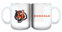 Classic Impressions Cincinnati Bengals White Ceramic Mug Perspective: Main