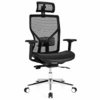 Office chair adjustable lumbar sales