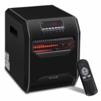 Costway Portable Electric Space Heater 1500W 12H Timer LED Remote Control Room Office Perspective: Main