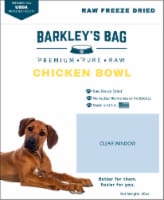 Barkley's Bag Raw Freeze Dried Dry Dog Food Bowl Chicken Perspective: Main