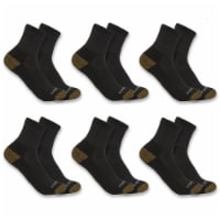 Carhartt Midweight L Quarter Sock Multipack - Black Perspective: Main