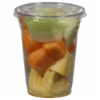 Harris Teeter Farmers Market Honeydew, Cantaloupe, Pineapple Fruit Cup Perspective: Main