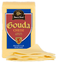 Boar's Head Gouda Cheese Fresh Sliced Deli Cheese Perspective: Main