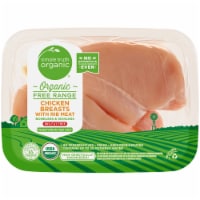 Simple Truth Organic® Free Range Boneless & Skinless Chicken Breast with Rib Meat (2-3 per Pack)