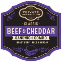 Private Selection Grab & Go Classic Beef & Cheddar Sandwich Combo Fresh Sliced Deli Meat