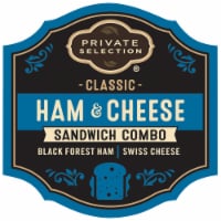 Private Selection Grab & Go Classic Ham & Cheese Sandwich Combo Fresh Sliced Deli Meat