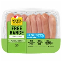 Foster Farms Free Range Simply Raised Boneless Skinless Chicken Breast Tenders