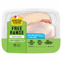Foster Farms Free Range Simply Raised Chicken Half Breasts with Ribs Perspective: Main