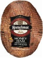 Kretschmar Off the Bone Honey Ham Fresh Sliced Deli Meat