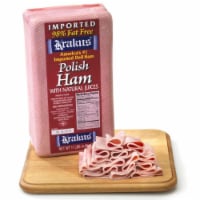 Grab & Go Krakus 98% Fat Free Polish Ham Fresh Sliced Deli Meat
