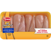 Tyson® All Natural Fresh Boneless Skinless Chicken Breasts with Rib Meat Perspective: Main