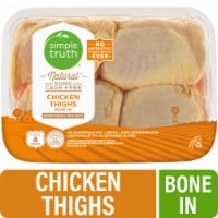 Simple Truth™ Natural Cage Free Bone-In Chicken Thighs
