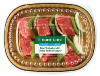 Home Chef Beef Kabobs with Onion & Bell Pepper Perspective: Main