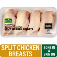Heritage Farm® Bone In Skin On Split Chicken Breasts Perspective: Main