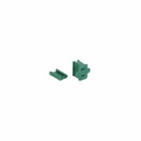 Vickerman Green Female Quick Zip Plug For SPT1 18 Gauge Wire 8 Amps