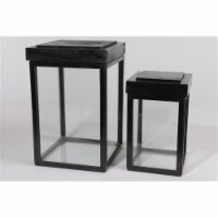 Northlight Seasonal 31366670 Botanic Beauty Lidded Black Fir Wood Display Boxes 16.5 in.