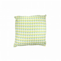 Northlight Seasonal 31366684 15.75 in. Capri Boulevard Blue and Yellow Diamond Motif Throw Pi