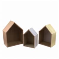 Northlight Seasonal 31536623 Basic Luxury Shadow Boxes with Peach Accents 11.5 - 15.5 in.