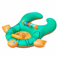 Swim Central 31477157 40 in. Inflatable Turtle Baby & Mom Swimming Pool Seat