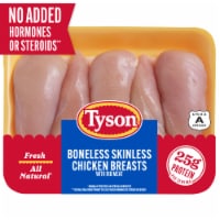 Tyson® All Natural Fresh Boneless Skinless Chicken Breasts with Rib Meat Perspective: Main