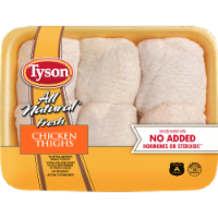 Tyson All Natural Bone-In Fresh Chicken Thighs