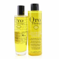 Fanola Oro Therapy 24k Golden Beauty Set (Limited Edition): Oro Puro Illuminating Fluid 100ml