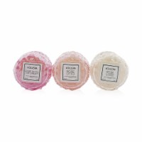 Voluspa Macaron Candle Coffret: Rose Petal Ice Cream, Rose Otto, Rose Colored Glasses 3x5.1g/