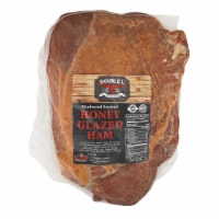 Double L Naturally Hardwood Smoked Honey Glazed Bottom Round Ham Perspective: Main