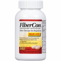 Fibercon Fiber Therapy for Regularity Calcium Polycarbophil Caplets Perspective: Main