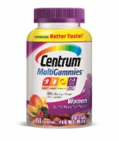 Centrum® MultiGummies® Assorted Natural Fruit Flavors Women's Multi-Vitamin Gummies Perspective: Main