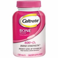 Caltrate 600+D3 Calcium and Vitamin D Supplement Tablets
