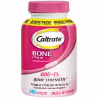 Caltrate® Bone Health 600 + Vitamin D3 Calcium Supplement Tablets Perspective: Main