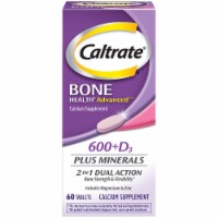 Caltrate 600+D3 Plus Minerals Calcium and Vitamin D Supplement Tablets