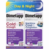 Dimetapp® Children's Day & Night Liquid Cold & Cough Suppressant & Decongestant Relief Perspective: Main