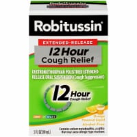 Robitussin Extended-Release 12-Hour Orange Alcohol-Free Liquid Cough Suppressant Perspective: Main