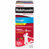 Children's Robitussin Cough 8 Hour Cough Suppressant Liquid in Fruit Punch Perspective: Main