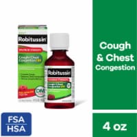 Robitussin DM Max, Cough plus Chest Congestion Relief, Dextromethorphan, Raspberry Flavor Syrup Perspective: Main