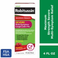 Robitussin® Max Strength Severe Multi-Symptom Cough Cold + Flu Liquid