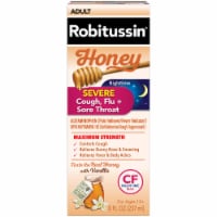 Robitussin Honey Maximum Strength Nighttime Severe Cough Flu & Sore Throat Liquid