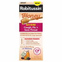 Robitussin® Adult Honey Non-Drowsy Cough Flu + Sore Throat Medicine
