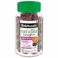 Robitussin Naturals Honey and Elderberry Flavor Cough Relief + Immune Health Gummies